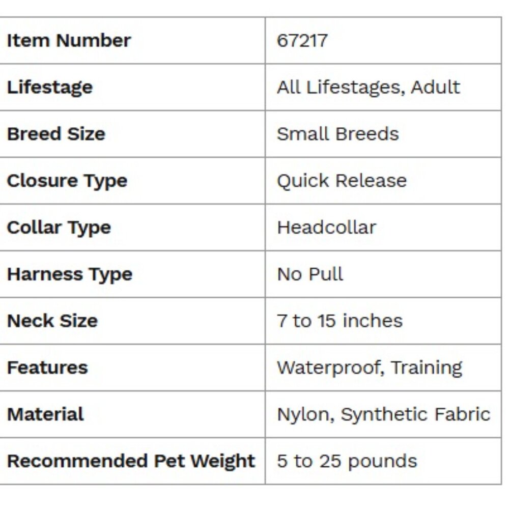 PetSafe Gentle Leader Headcollar - Black - Small Up to 25 lbs (E) - Picture 3 of 3